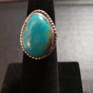 Navajo Turquoise sterling ring s5   (NAR 1002)